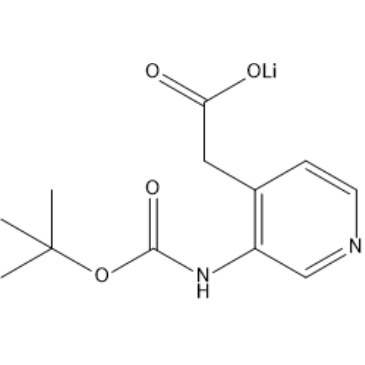 Lithium 2-(3-((tert-butoxycarbonyl)amino)pyridin-4-yl)acetate|CS-1402184