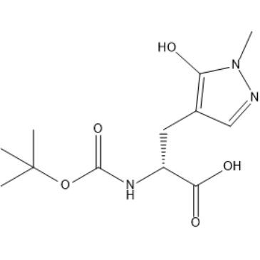 (R)-2-((tert-Butoxycarbonyl)amino)-3-(5-hydroxy-1-methyl-1H-pyrazol-4-yl)propanoic acid|CS-1402187