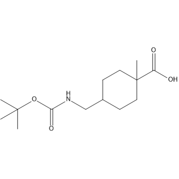4-(((tert-Butoxycarbonyl)amino)methyl)-1-methylcyclohexane-1-carboxylic acid|CS-1402194