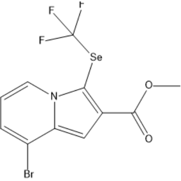 Methyl 8-bromo-3-((trifluoromethyl)selanyl)indolizine-2-carboxylate|CS-1402199