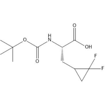 (2S)-2-((tert-Butoxycarbonyl)amino)-3-(2,2-difluorocyclopropyl)propanoic acid|CS-1402209