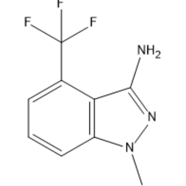 1-Methyl-4-(trifluoromethyl)-1H-indazol-3-amine|CS-1402215