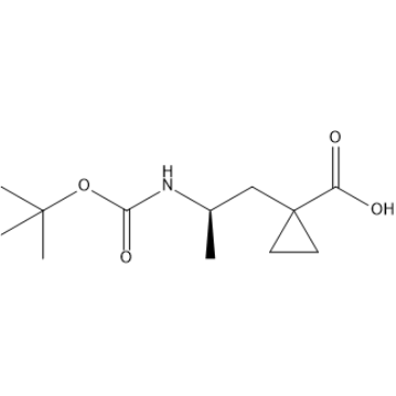 (R)-1-(2-((tert-Butoxycarbonyl)amino)propyl)cyclopropane-1-carboxylic acid|CS-1403547