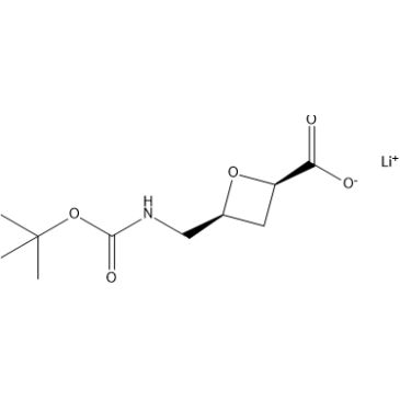 Lithium (2R,4S)-4-(((tert-butoxycarbonyl)amino)methyl)oxetane-2-carboxylate|CS-1403996