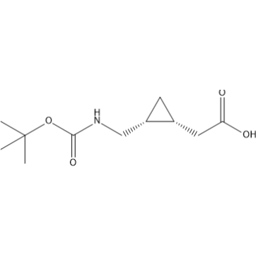 rel-2-((1R,2R)-2-(((tert-Butoxycarbonyl)amino)methyl)cyclopropyl)acetic acid|CS-1404167
