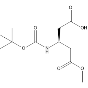 (S)-3-((tert-Butoxycarbonyl)amino)-5-methoxy-5-oxopentanoic acid|CS-1406595