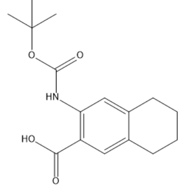 3-((tert-Butoxycarbonyl)amino)-5,6,7,8-tetrahydronaphthalene-2-carboxylic acid|CS-1406637