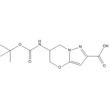 6-((tert-Butoxycarbonyl)amino)-6,7-dihydro-5H-pyrazolo[5,1-b][1,3]oxazine-2-carboxylic acid|CS-1406680