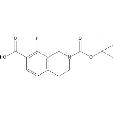 2-(tert-Butoxycarbonyl)-8-fluoro-1,2,3,4-tetrahydroisoquinoline-7-carboxylic acid|CS-1406681