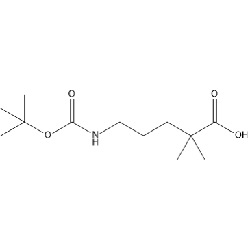 5-((tert-Butoxycarbonyl)amino)-2,2-dimethylpentanoic acid|CS-1406688