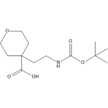 4-(2-((tert-Butoxycarbonyl)amino)ethyl)tetrahydro-2H-pyran-4-carboxylic acid|CS-1406765