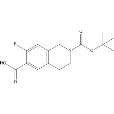 2-(tert-Butoxycarbonyl)-7-fluoro-1,2,3,4-tetrahydroisoquinoline-6-carboxylic acid|CS-1406853
