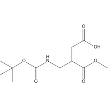 3-(((tert-Butoxycarbonyl)amino)methyl)-4-methoxy-4-oxobutanoic acid|CS-1407155