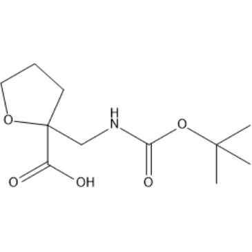 2-(((tert-Butoxycarbonyl)amino)methyl)tetrahydrofuran-2-carboxylic acid|CS-1407195