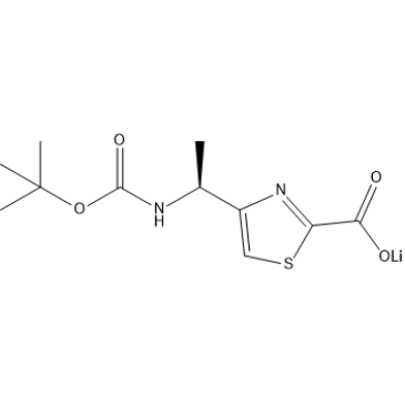 Lithium (S)-4-(1-((tert-butoxycarbonyl)amino)ethyl)thiazole-2-carboxylate|CS-1407232