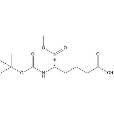 (S)-5-((tert-Butoxycarbonyl)amino)-6-methoxy-6-oxohexanoic acid|CS-1407247