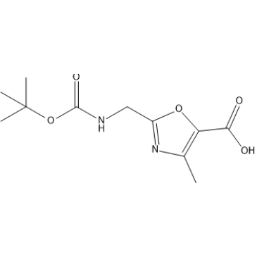 2-(((tert-Butoxycarbonyl)amino)methyl)-4-methyloxazole-5-carboxylic acid|CS-1407259