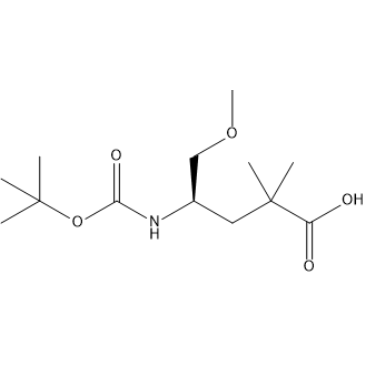 (R)-4-((tert-Butoxycarbonyl)amino)-5-methoxy-2,2-dimethylpentanoic acid|CS-1407338