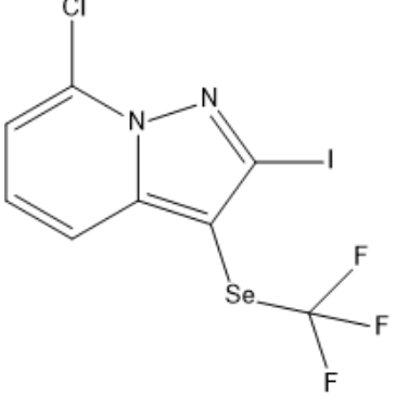 7-Chloro-2-iodo-3-((trifluoromethyl)selanyl)pyrazolo[1,5-a]pyridine|CS-1407431