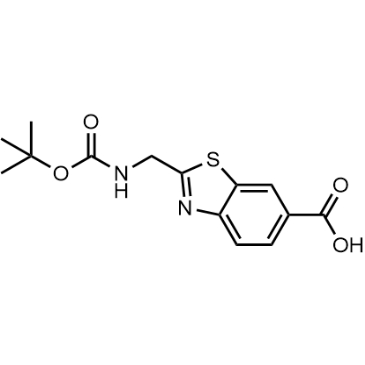 2-(((tert-Butoxycarbonyl)amino)methyl)benzo[d]thiazole-6-carboxylic acid|CS-1407443