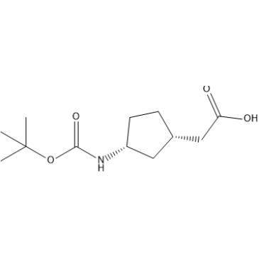 2-((1S,3R)-3-((tert-Butoxycarbonyl)amino)cyclopentyl)acetic acid|CS-1409409