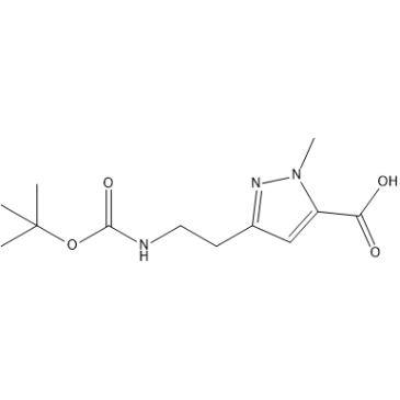 3-(2-((tert-Butoxycarbonyl)amino)ethyl)-1-methyl-1H-pyrazole-5-carboxylic acid|CS-1409413