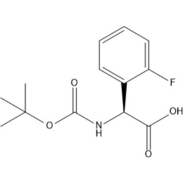 (S)-2-((tert-Butoxycarbonyl)amino)-2-(2-fluorophenyl)acetic acid|CS-1410165