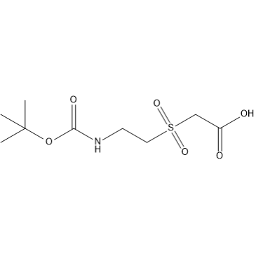 2-((2-((tert-Butoxycarbonyl)amino)ethyl)sulfonyl)acetic acid|CS-1410181