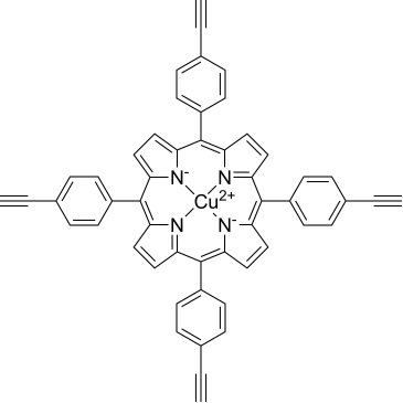 (SP-4-1)-[5,10,15,20-Tetrakis(4-ethynylphenyl)-21H,23H-porphinato(2-)-κN21,κN22,κN23,κN24]copper|CS-1410182