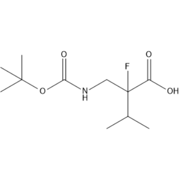 2-(((tert-Butoxycarbonyl)amino)methyl)-2-fluoro-3-methylbutanoic acid|CS-1410184