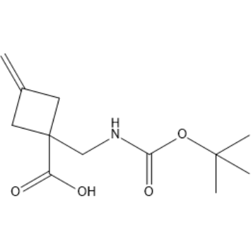 1-(((tert-Butoxycarbonyl)amino)methyl)-3-methylenecyclobutane-1-carboxylic acid|CS-1410186