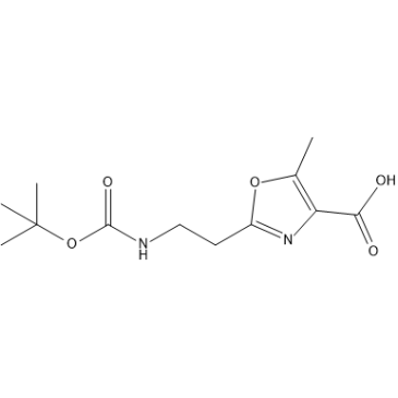 2-(2-((tert-Butoxycarbonyl)amino)ethyl)-5-methyloxazole-4-carboxylic acid|CS-1410869