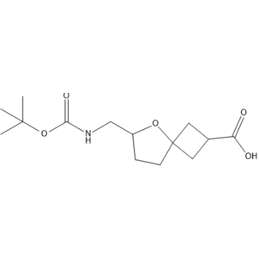 6-(((tert-Butoxycarbonyl)amino)methyl)-5-oxaspiro[3.4]octane-2-carboxylic acid|CS-1411066