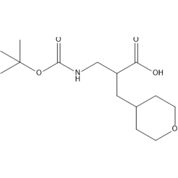 3-((tert-Butoxycarbonyl)amino)-2-((tetrahydro-2H-pyran-4-yl)methyl)propanoic acid|CS-1411107