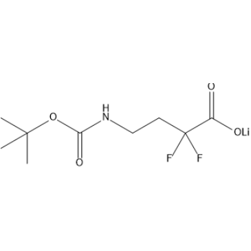 Lithium 4-((tert-butoxycarbonyl)amino)-2,2-difluorobutanoate|CS-1411300