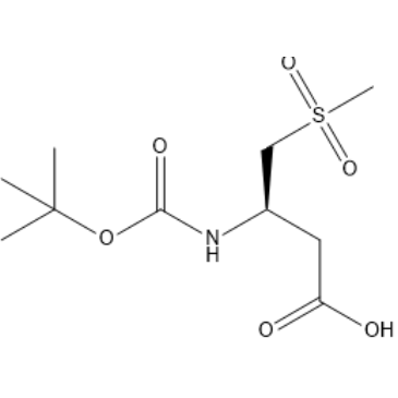 (R)-3-((tert-Butoxycarbonyl)amino)-4-(methylsulfonyl)butanoic acid|CS-1411329