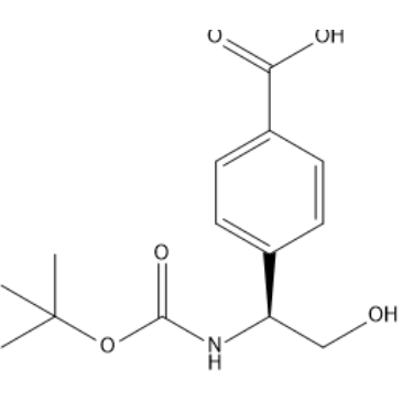 (S)-4-(1-((tert-Butoxycarbonyl)amino)-2-hydroxyethyl)benzoic acid|CS-1411343