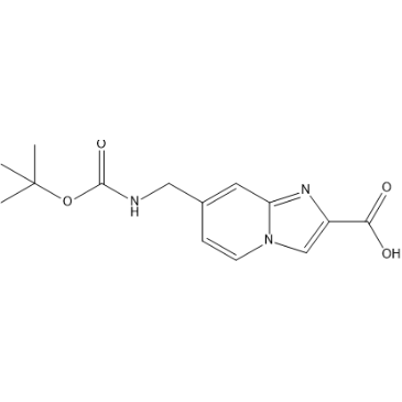 7-(((tert-Butoxycarbonyl)amino)methyl)imidazo[1,2-a]pyridine-2-carboxylic acid|CS-1411520