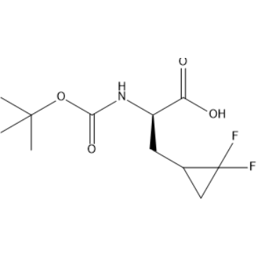 (2R)-2-((tert-Butoxycarbonyl)amino)-3-(2,2-difluorocyclopropyl)propanoic acid|CS-1411535