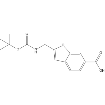 2-(((tert-Butoxycarbonyl)amino)methyl)benzofuran-6-carboxylic acid|CS-1411570