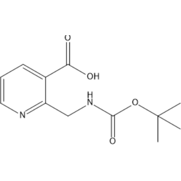 2-(((tert-Butoxycarbonyl)amino)methyl)nicotinic acid|CS-1414058
