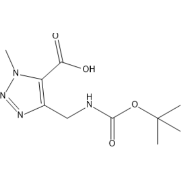 4-(((tert-Butoxycarbonyl)amino)methyl)-1-methyl-1H-1,2,3-triazole-5-carboxylic acid|CS-1415230