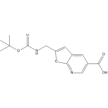 2-(((tert-Butoxycarbonyl)amino)methyl)furo[2,3-b]pyridine-5-carboxylic acid|CS-1415271