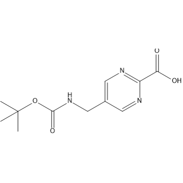 5-(((tert-Butoxycarbonyl)amino)methyl)pyrimidine-2-carboxylic acid|CS-1415316