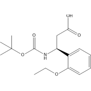 (S)-3-((tert-Butoxycarbonyl)amino)-3-(2-ethoxyphenyl)propanoic acid|CS-1415350