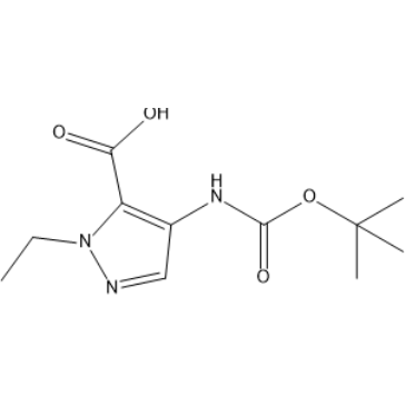 4-((tert-Butoxycarbonyl)amino)-1-ethyl-1H-pyrazole-5-carboxylic acid|CS-1415367