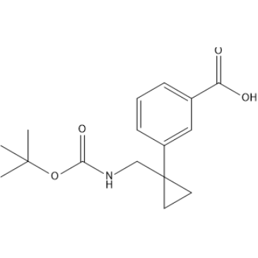 3-(1-(((tert-Butoxycarbonyl)amino)methyl)cyclopropyl)benzoic acid|CS-1416203