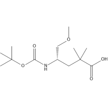(S)-4-((tert-Butoxycarbonyl)amino)-5-methoxy-2,2-dimethylpentanoic acid|CS-1417646