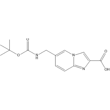 6-(((tert-Butoxycarbonyl)amino)methyl)imidazo[1,2-a]pyridine-2-carboxylic acid|CS-1417693