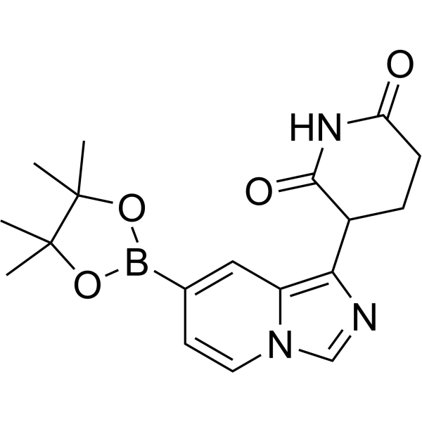 3-(7-(4,4,5,5-Tetramethyl-1,3,2-dioxaborolan-2-yl)imidazo[1,5-a]pyridin-1-yl)piperidine-2,6-dione|CS-1417745